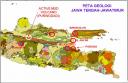 Peta Geologi Jateng-Jatim dan lokasi semburan lumpur